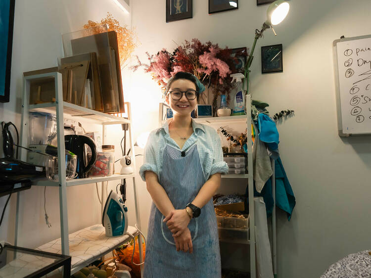 Project Blue is a space to indulge in cyanotype printing as both an art form and therapy