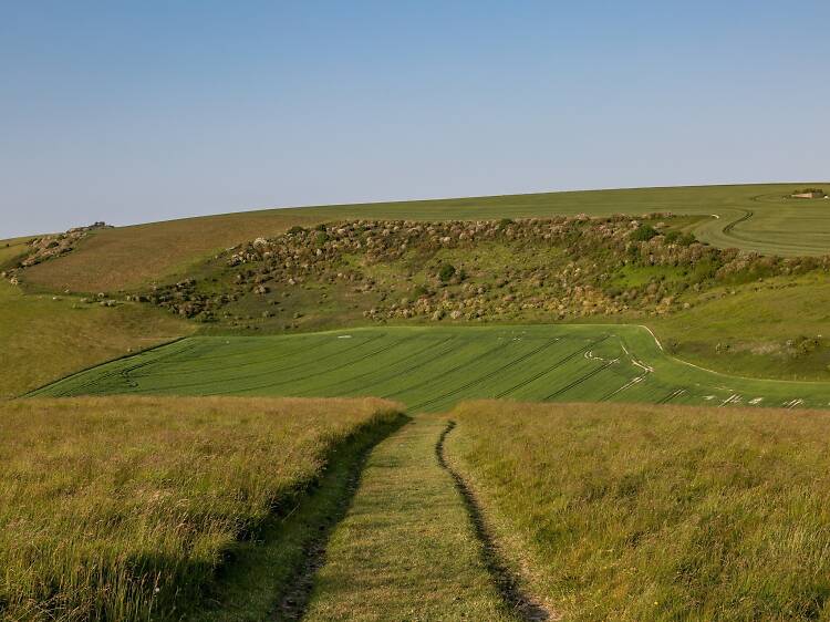 Explore Castle Hill and the lost village of Balsdean