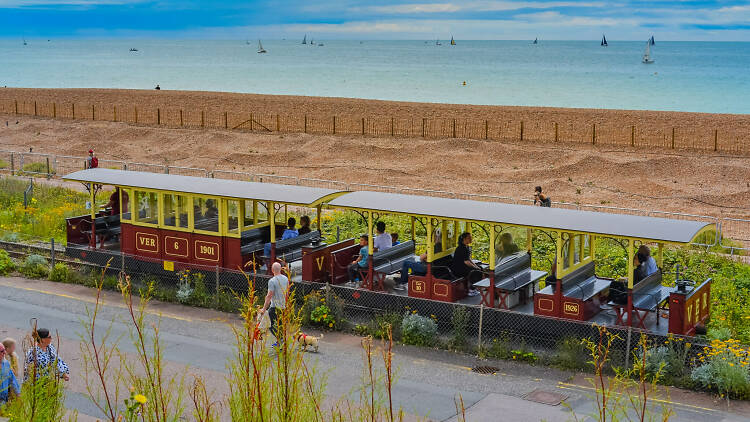 Take a ride on the Volks Electric Railway