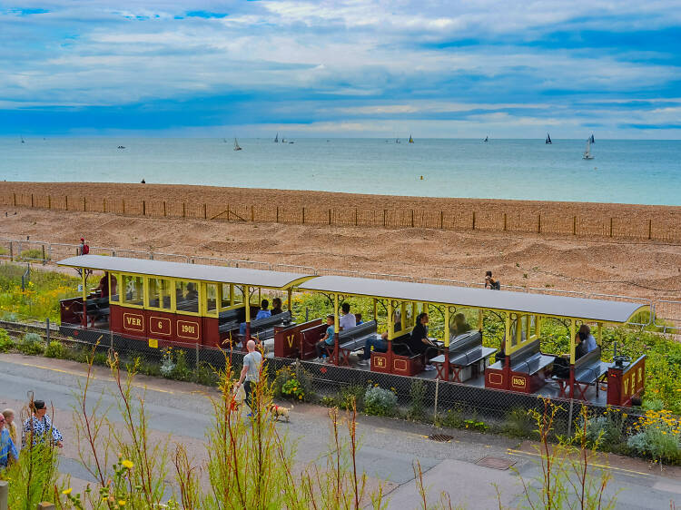Take a ride on the Volks Electric Railway