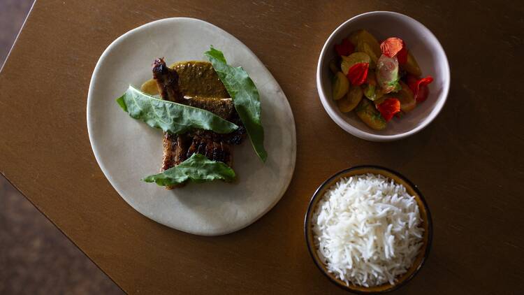 Assorted dishes at Manzé.