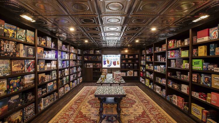 Play a board game at Snakes & Lattes