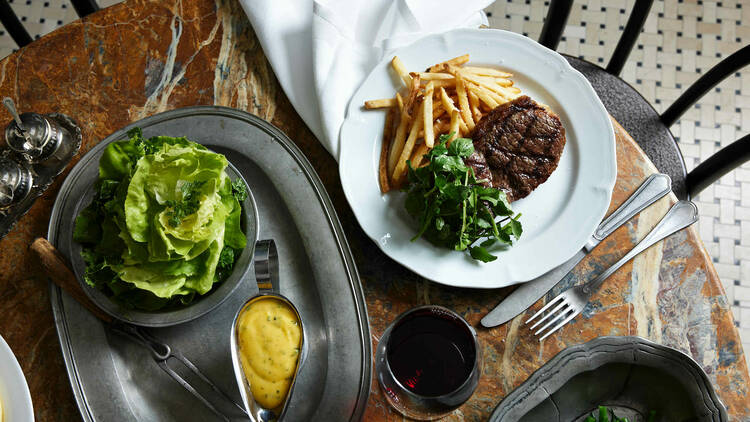 Delicious food at Chez Blue