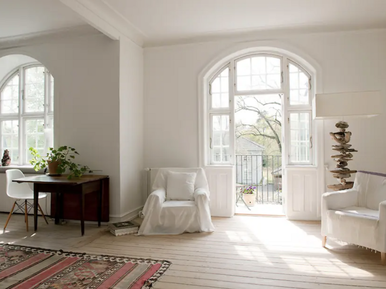 The beautiful villa with the balcony in Hellerup