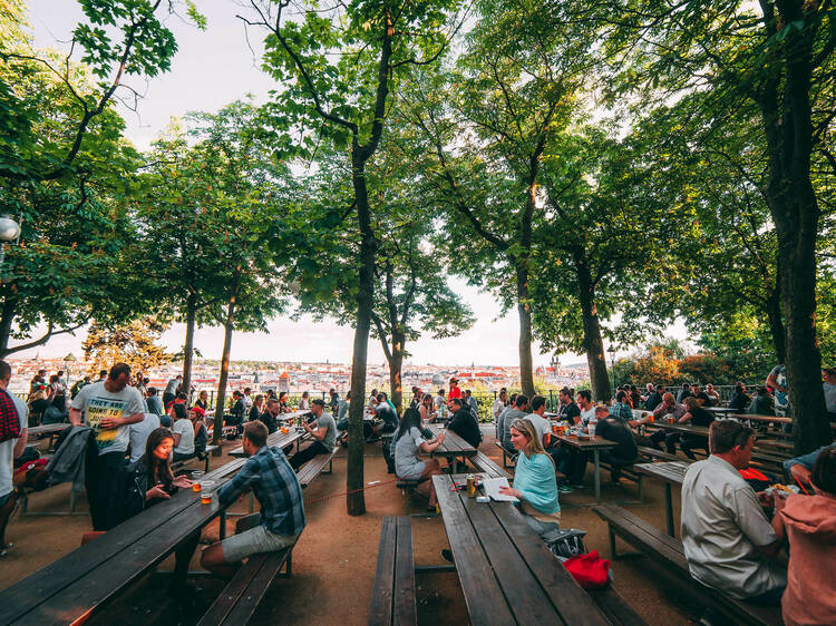 Take in incredible views at Letná Park