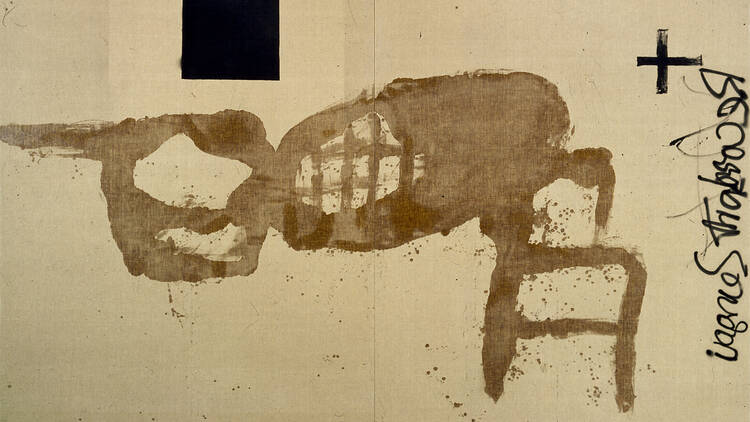 Antoni Tàpies. Trio, 1994.