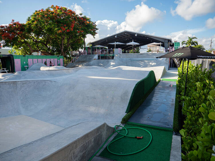 I tried skateboarding at a pro-level park in Miami. Here's how it went.