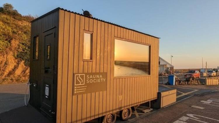 Take a post-swim sauna at the Sauna Society Take a post-swim sauna at the Sauna Society
