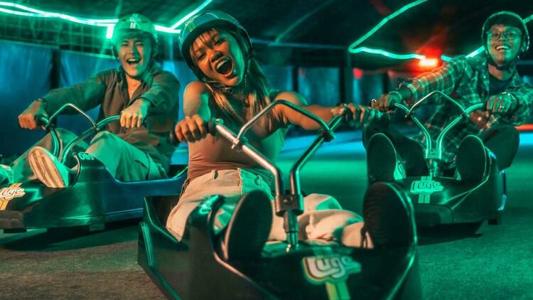 Go for a night ride with Skyline Luge Sentosa