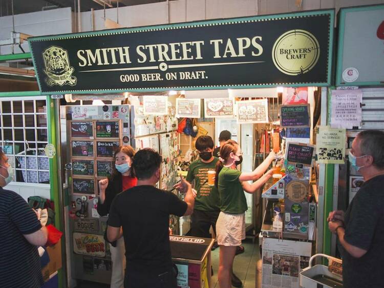 Knock back a cold pint from Smith Street Taps