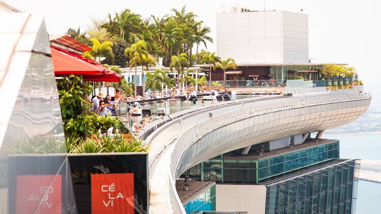 Take in incredible skyline views at CÉ LA VI