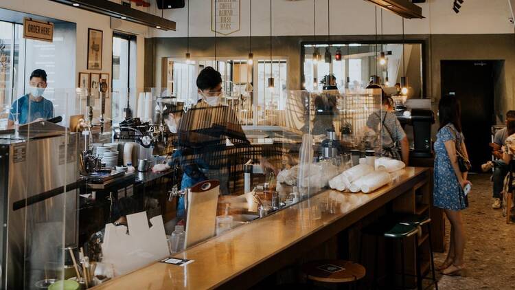 Sip on third wave coffee at Chye Seng Huat Hardware