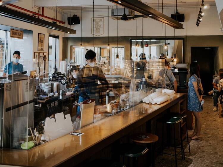 Sip on third wave coffee at Chye Seng Huat Hardware