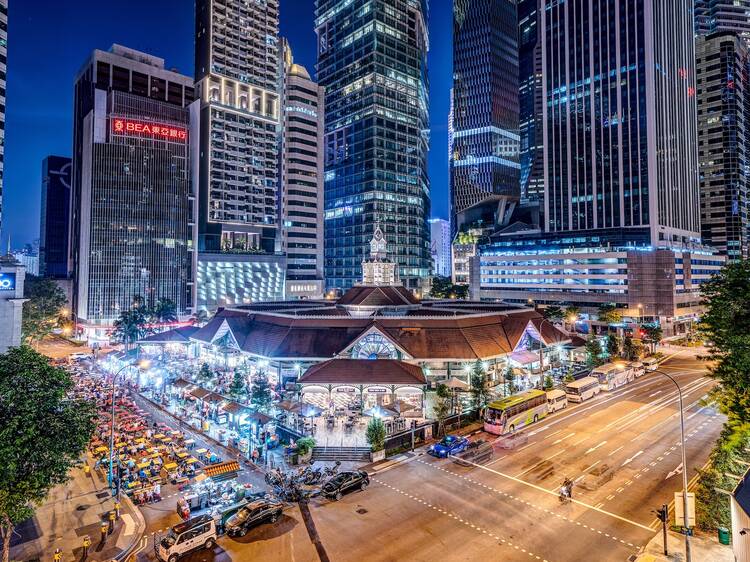 Stay for satay at Lau Pa Sat