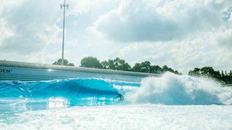 Go surfing after dark at Urbnsurf Sydney