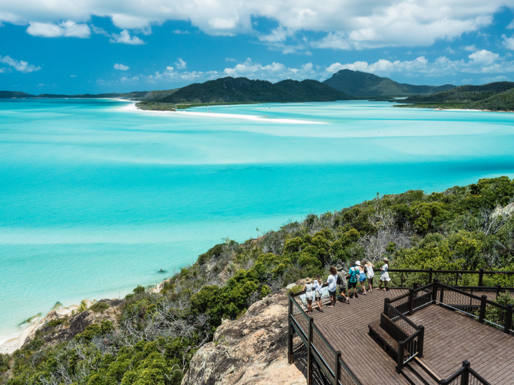 Relax on Whitehaven Beach