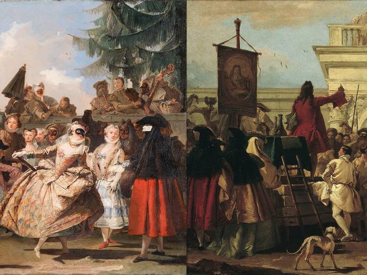 'El xarlatà' i 'El minuet', de Tiepolo
