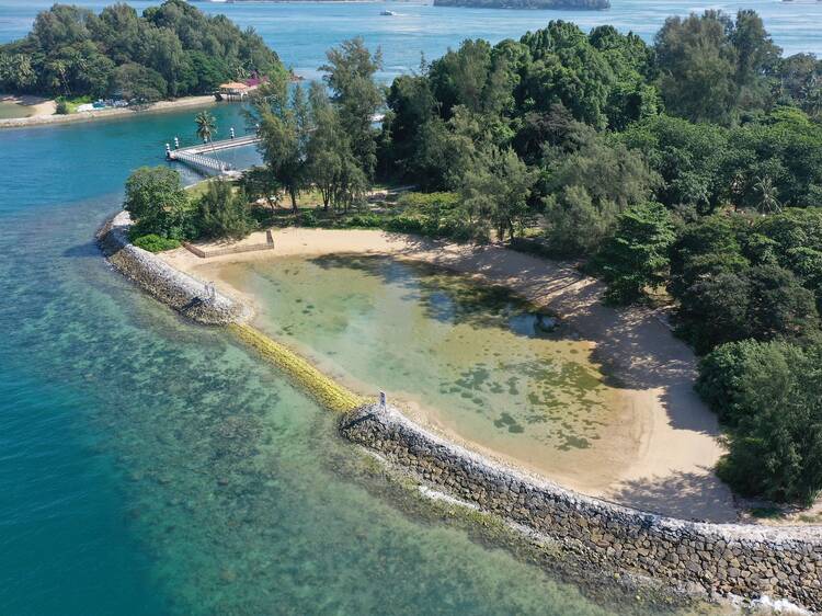 Snorkel and camp out at Sister’s Island