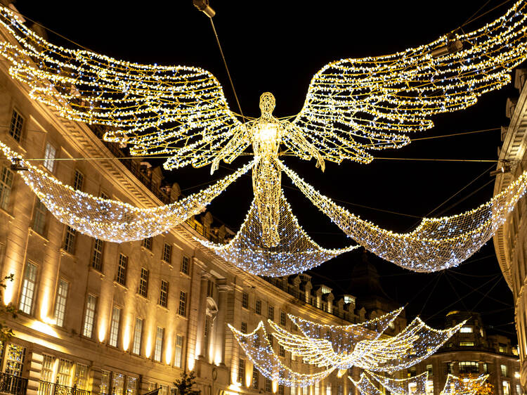 Christmas lights in London