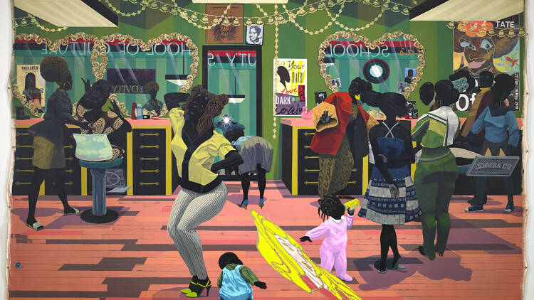 Fill your eyes with Kerry James Marshall colourful art