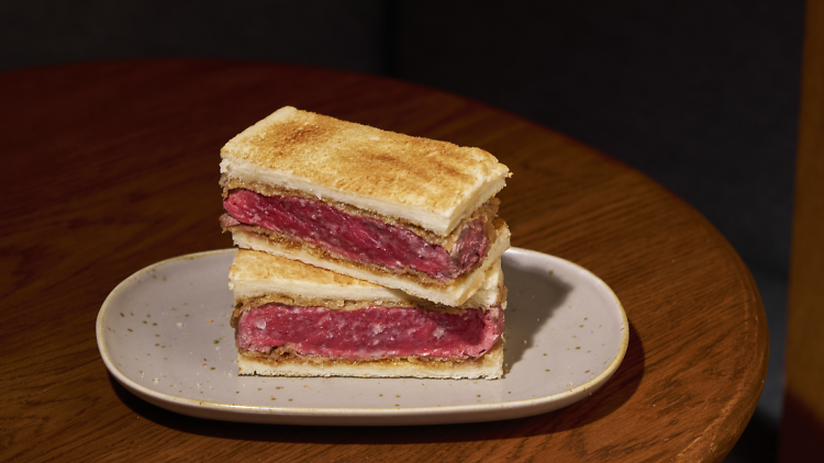 Beef katsu sando from Live Twice