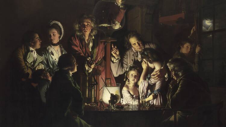 Check out the masterful candlelight paintings of Wright of Derby at the National Gallery