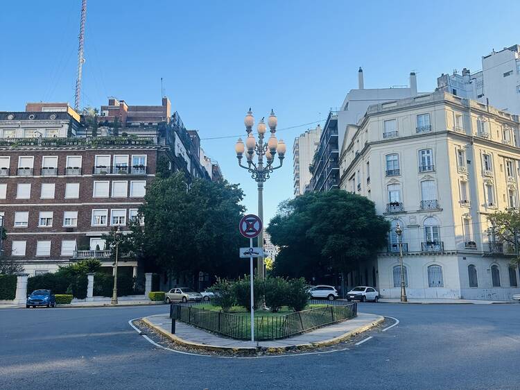 La Isla, the top sector within the Recoleta neighborhood