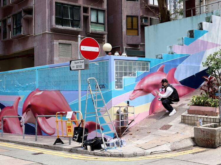 Go mural hunting in Sheung Wan