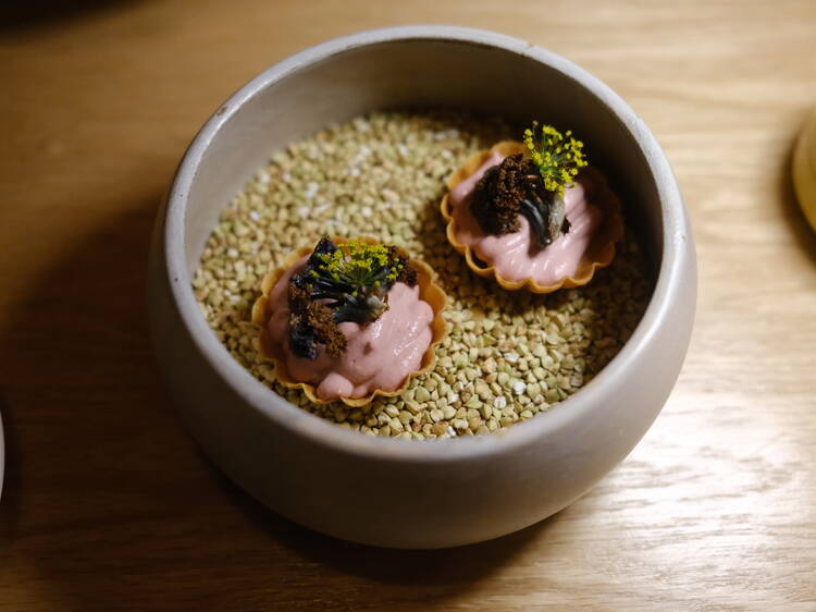 Fabrik's purple fennel tartelette 