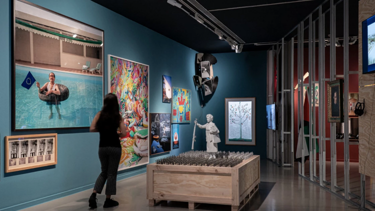 Vista de la exposición 'Inquietud. Libertad y democracia'