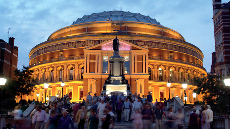 Night Time Queue at the Royal Albert Hall.jpg