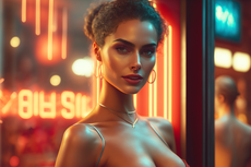 This woman was made by a computer. Is she the future of heterosexual desire?