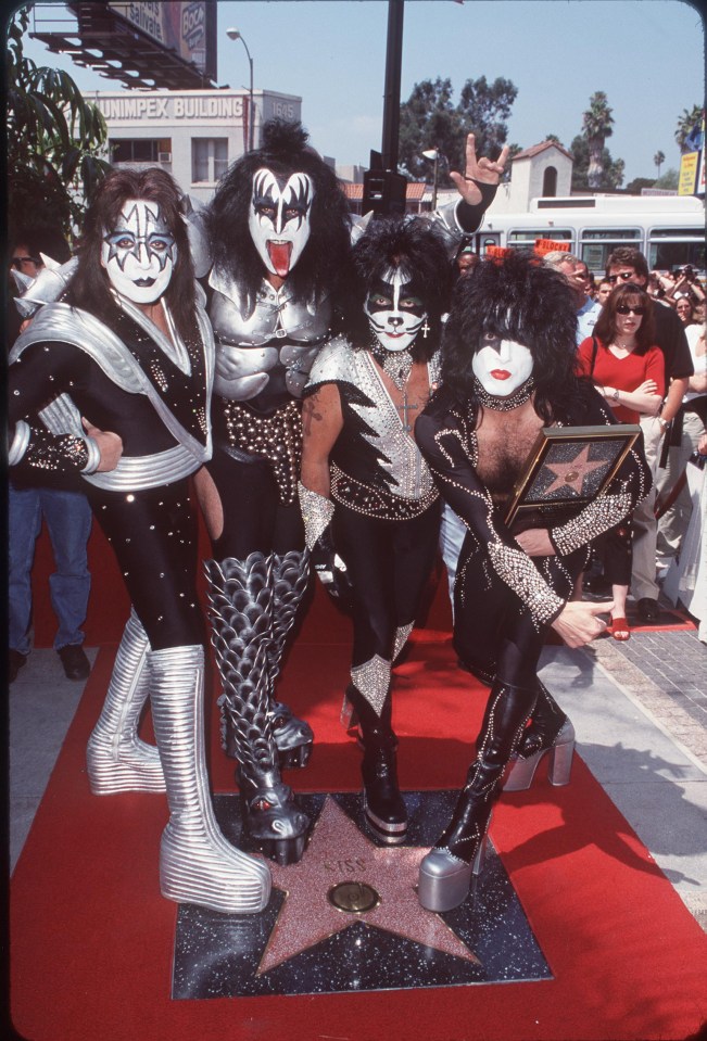 KISS Honored with a Star on the Hollywood Walk of Fame